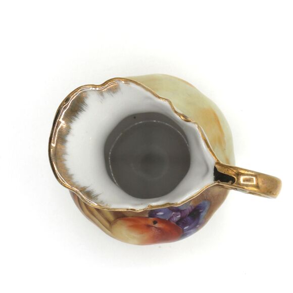 Vintage Porcelain Enesco Creamer Pitcher Vase Japan Mid-Century Fall Fruit Decor - Picture 4 of 7